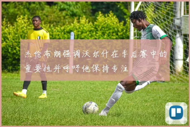 杰伦布朗强调沃尔什在季后赛中的重要性并呼吁他保持专注